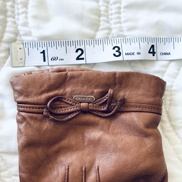 Coach leather gloves - Picture 8 of 8
